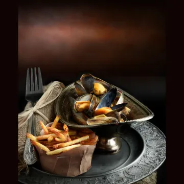 Moules d'Italie nettoyées...